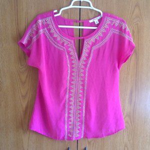 CLOSEST CLOSING Francesca's "Miami" beaded shirt